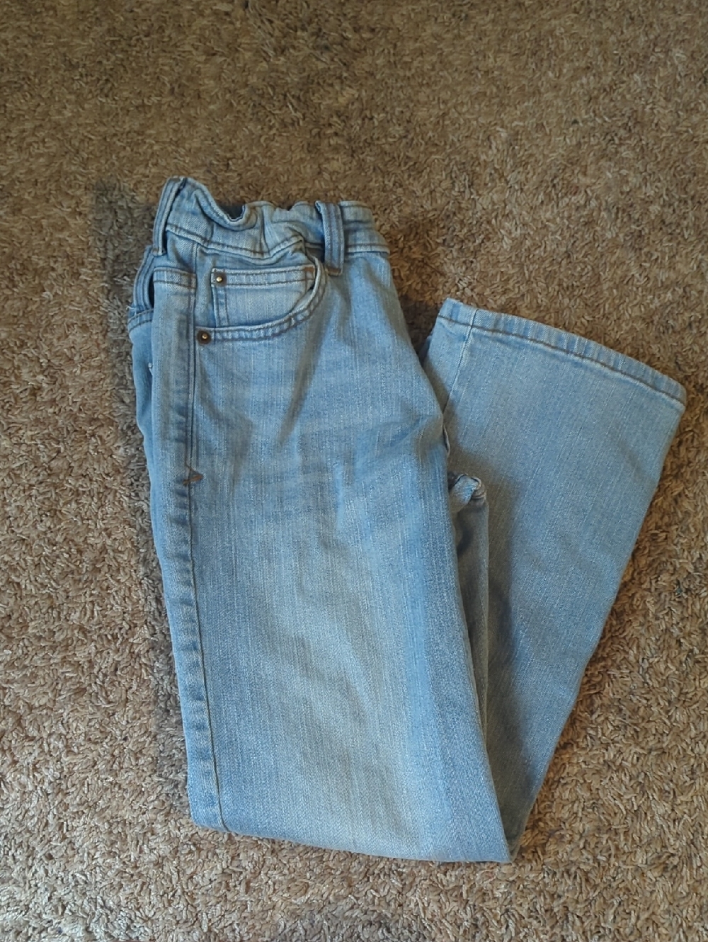 Cat & Jack Light Blue Denim Jeans with Elastic Waist